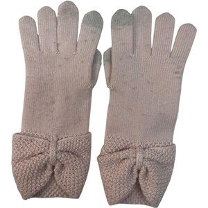 Ugg Bow Wool Tech Glove Pink